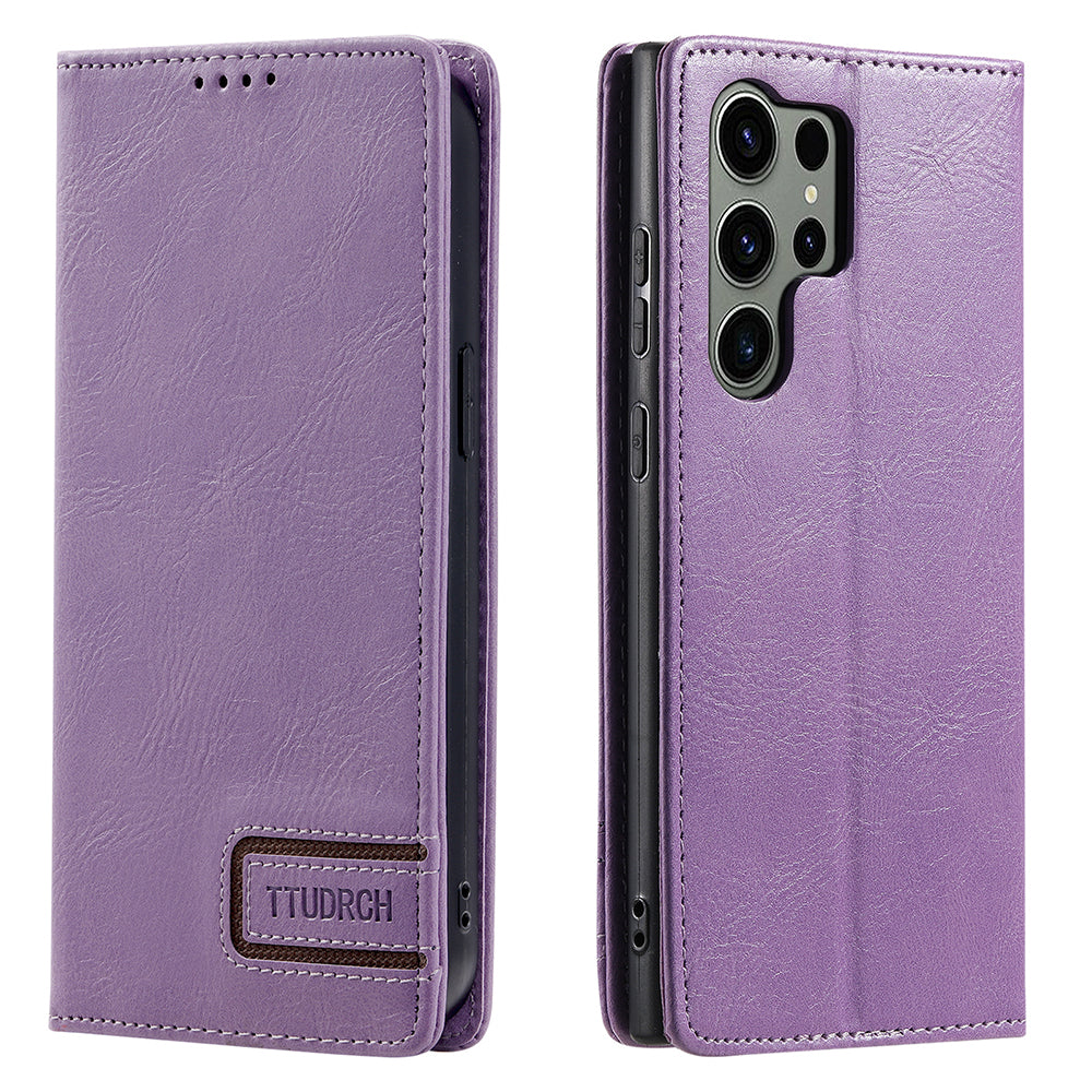 TTUDRCH Style 007 For Samsung Galaxy S23 Ultra RFID Blocking Stand Cover Wallet Leather Phone Case TTUDRCH Style 007 For Samsung Galaxy S23 Ultra RFID Blocking Stand Cover Wallet Leather Phone Case